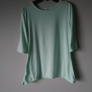 Womens teal nendu top